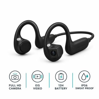 BoxerBuds Pro features: Full HD camera, EIS video, 12H battery, IP56